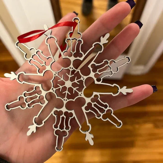 Funny  Snowflake Ornament